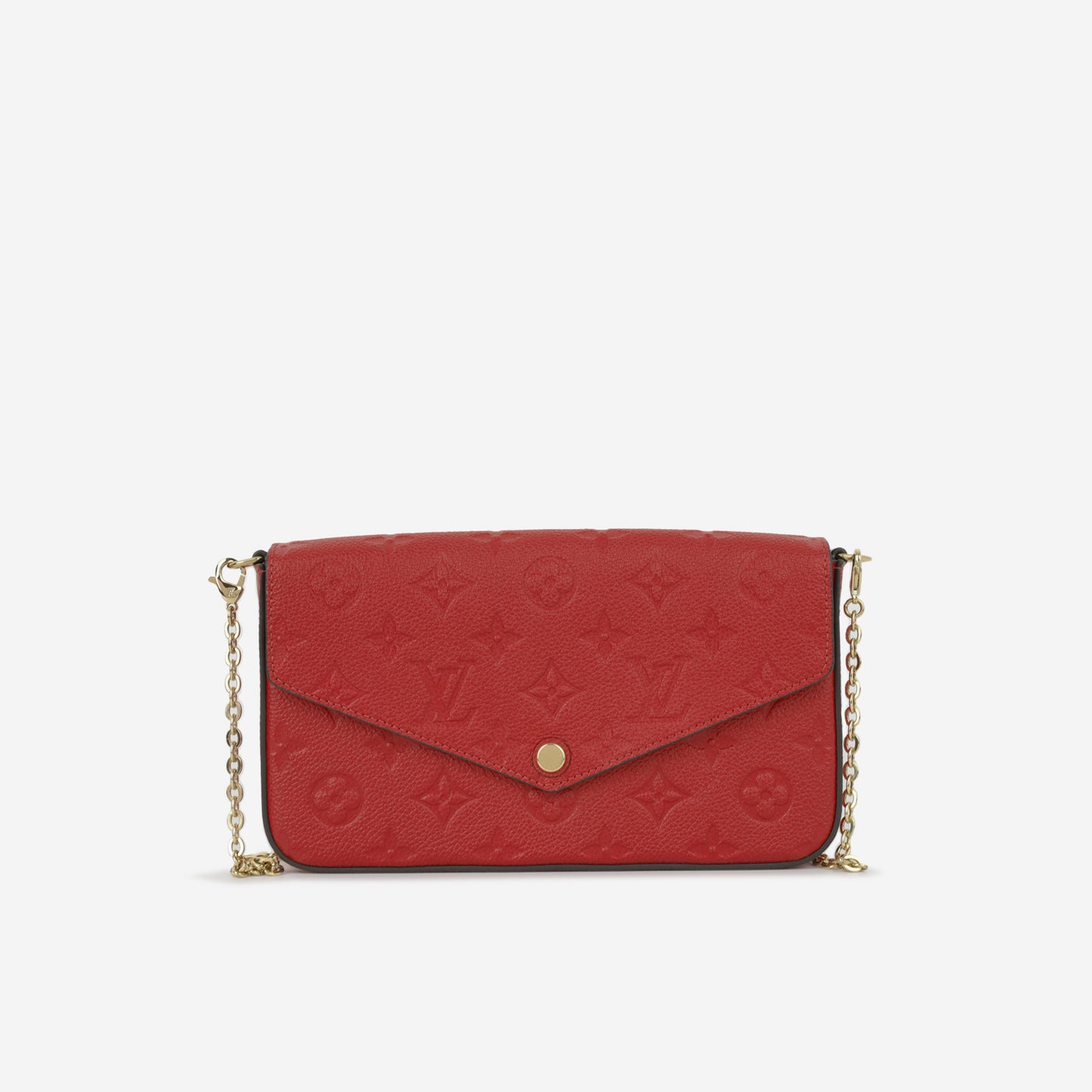 Louis Vuitton Pochette Félicie - Red Empreinte | Gold Hardware