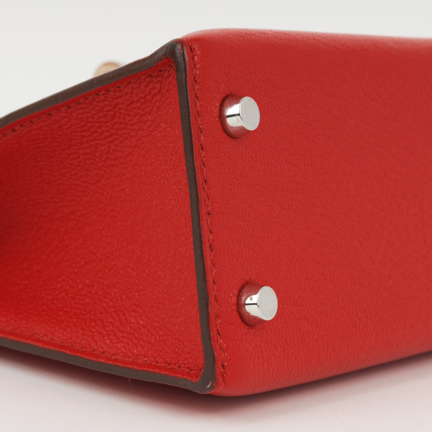 Hermès Mini Kelly 20 II - Rouge Casaque Chevre | Palladium Hardware