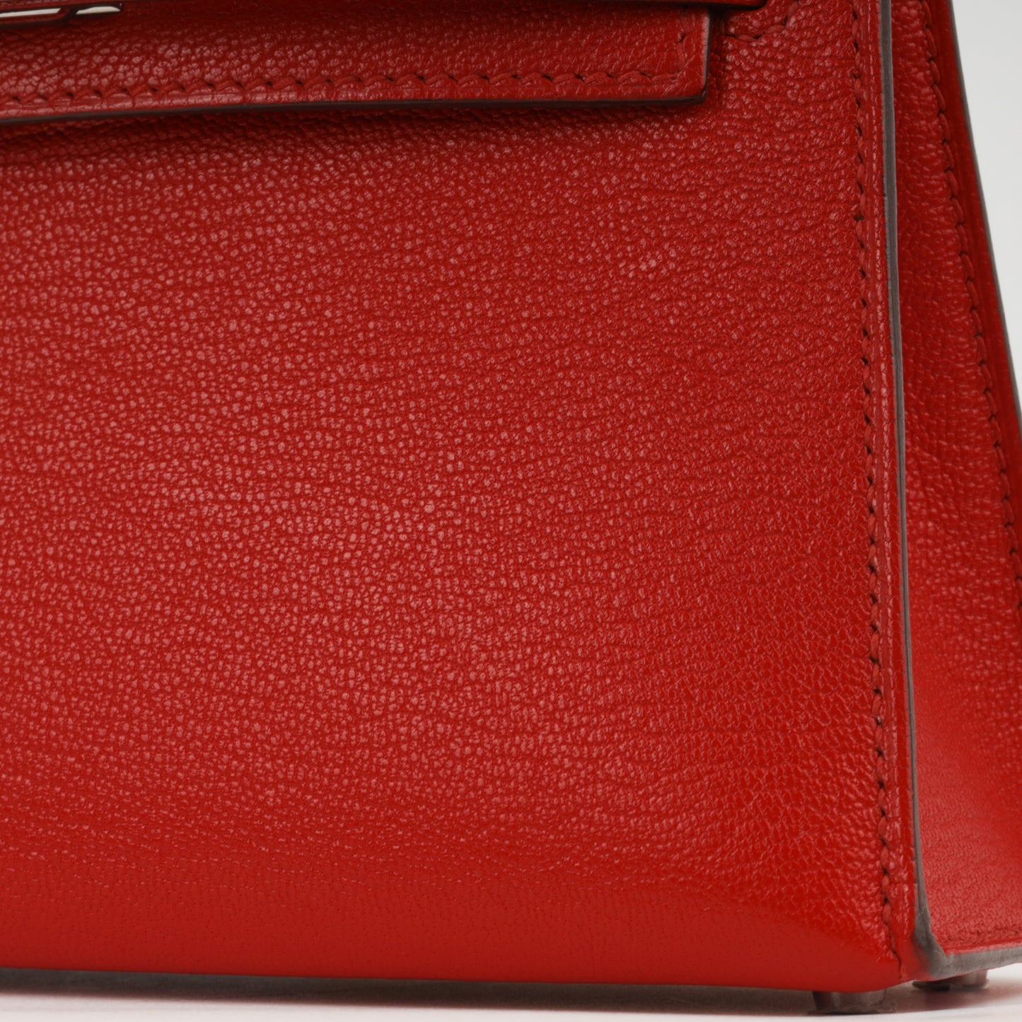 Hermès Mini Kelly 20 II - Rouge Casaque Chevre | Palladium Hardware