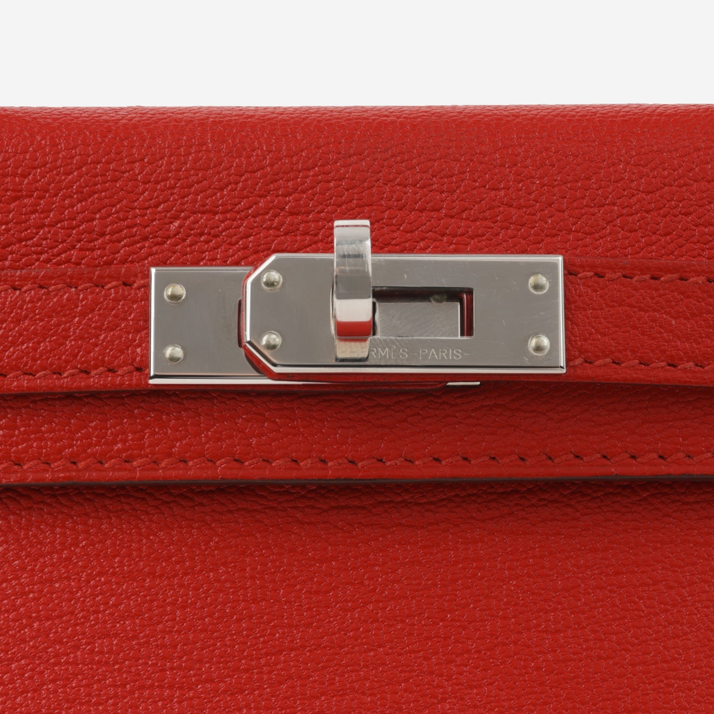 Hermès Mini Kelly 20 II - Rouge Casaque Chevre | Palladium Hardware
