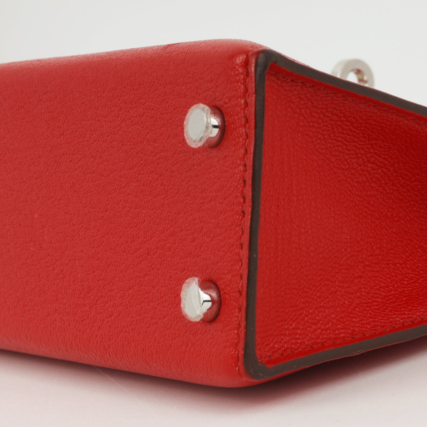 Hermès Mini Kelly 20 II - Rouge Casaque Chevre | Palladium Hardware