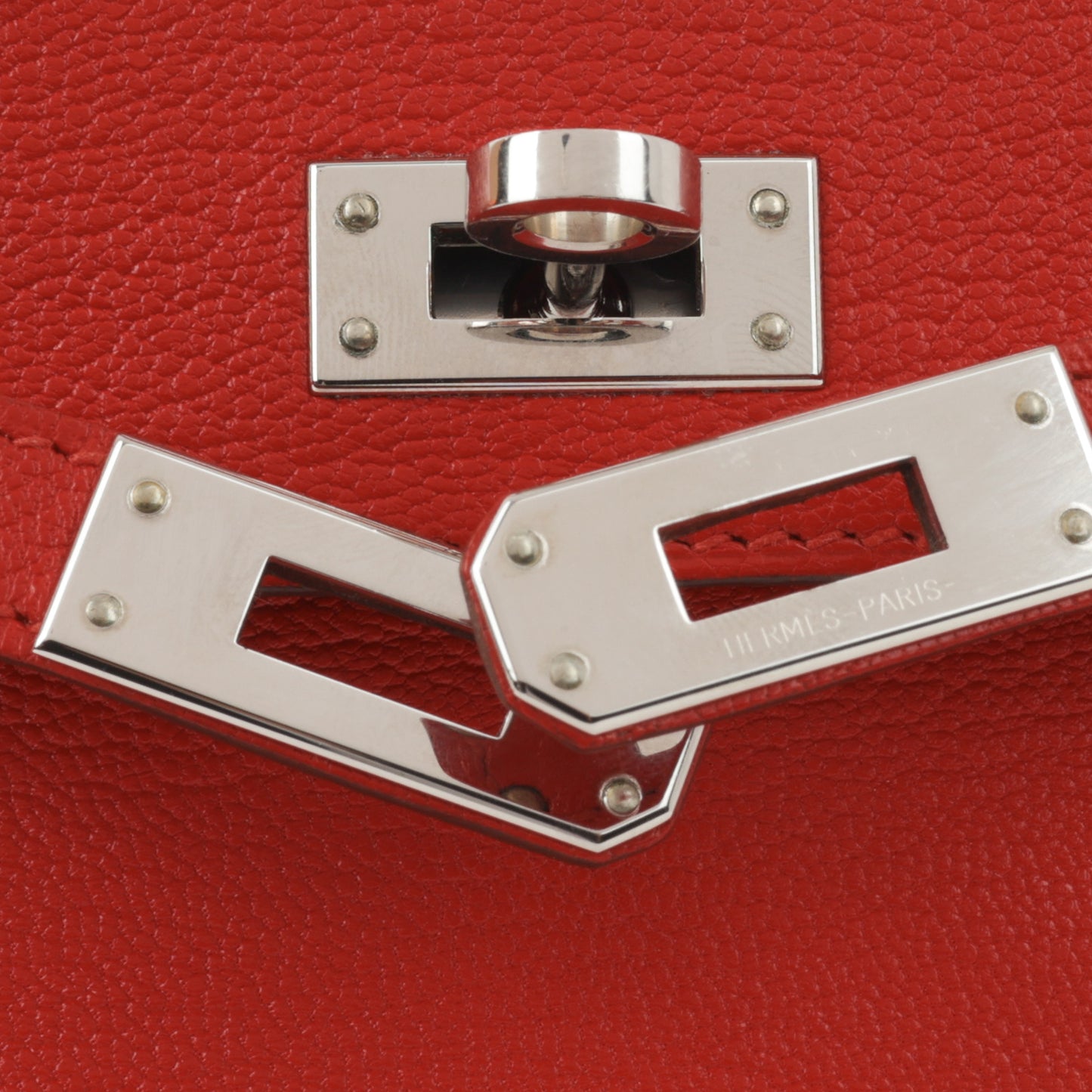 Hermès Mini Kelly 20 II - Rouge Casaque Chevre | Palladium Hardware