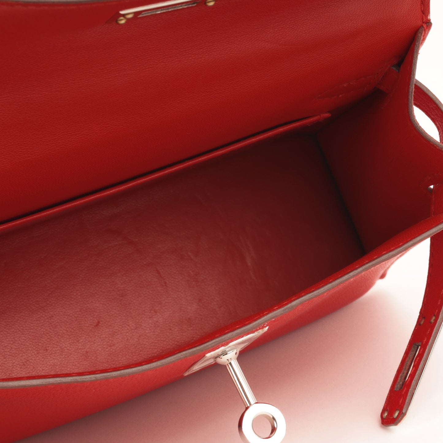 Hermès Mini Kelly 20 II - Rouge Casaque Chevre | Palladium Hardware