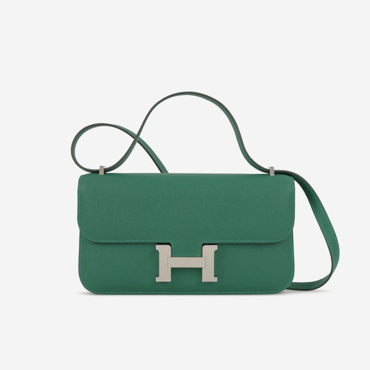 Hermès Constance Elan - Vert Moyen Epsom | Palladium Hardware