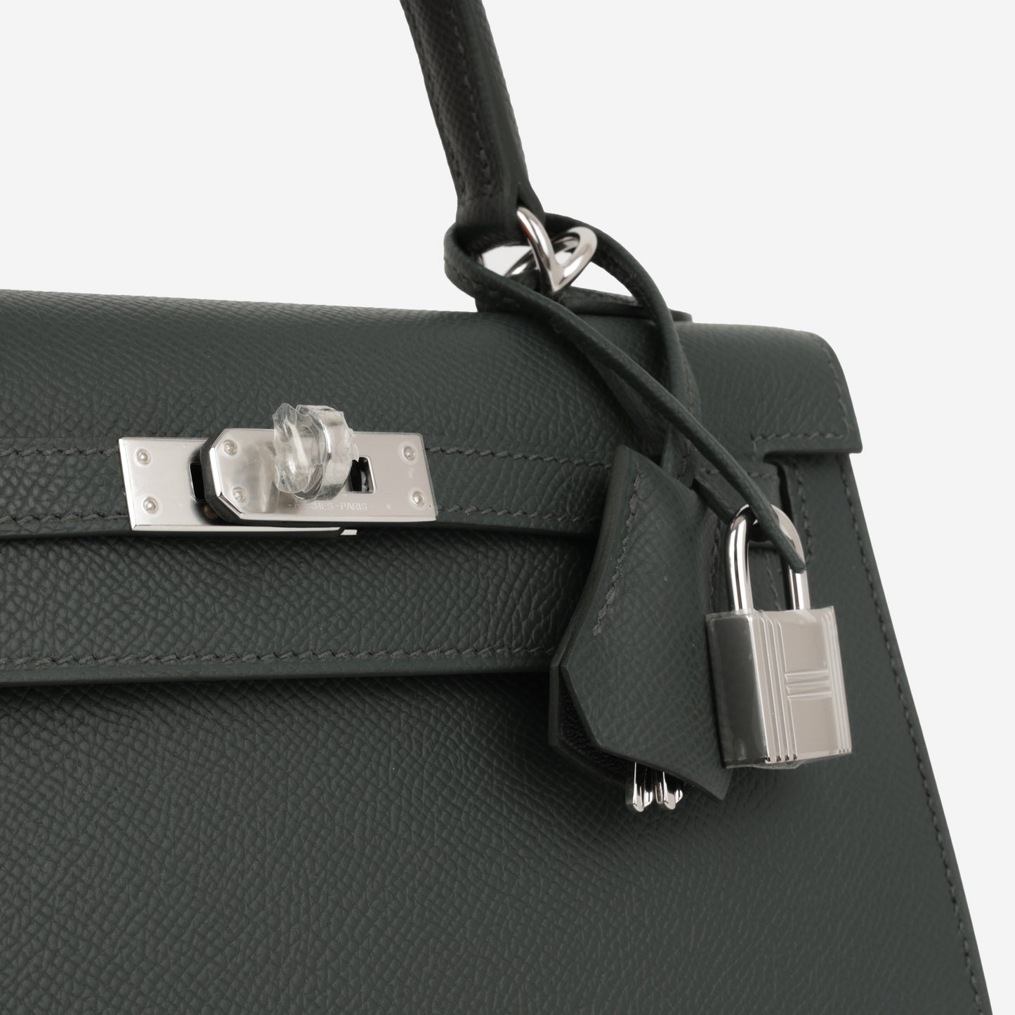 Hermès Kelly 25 - Vert Mangrove Epsom | Palladium Hardware
