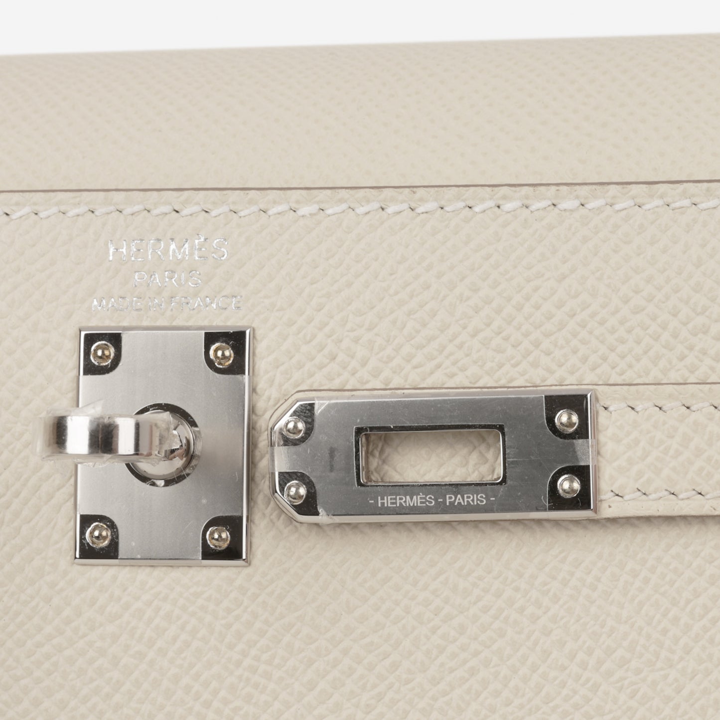 Hermès Kelly 25 - Craie Epsom | Palladium Hardware