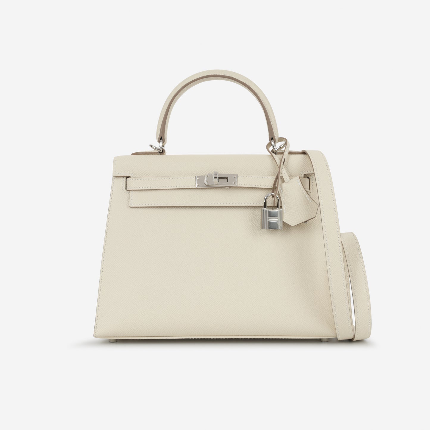 Hermès Kelly 25 - Craie Epsom | Palladium Hardware