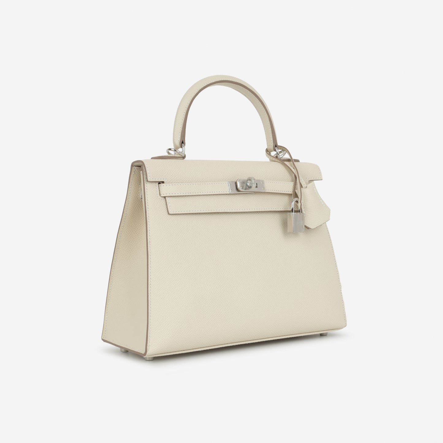 Hermès Kelly 25 - Craie Epsom | Palladium Hardware