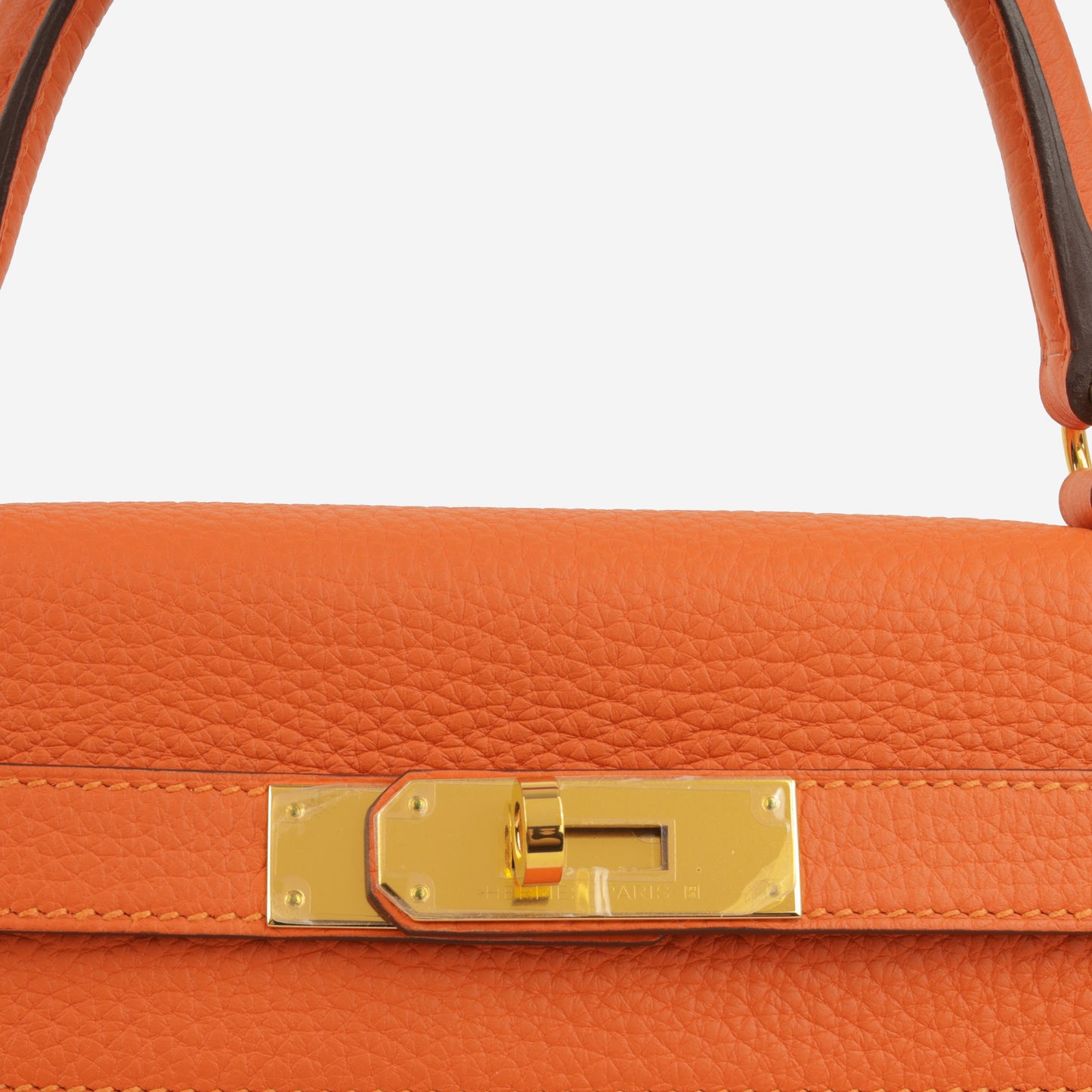 Hermès Kelly 28 - Feu Clemence | Gold Hardware
