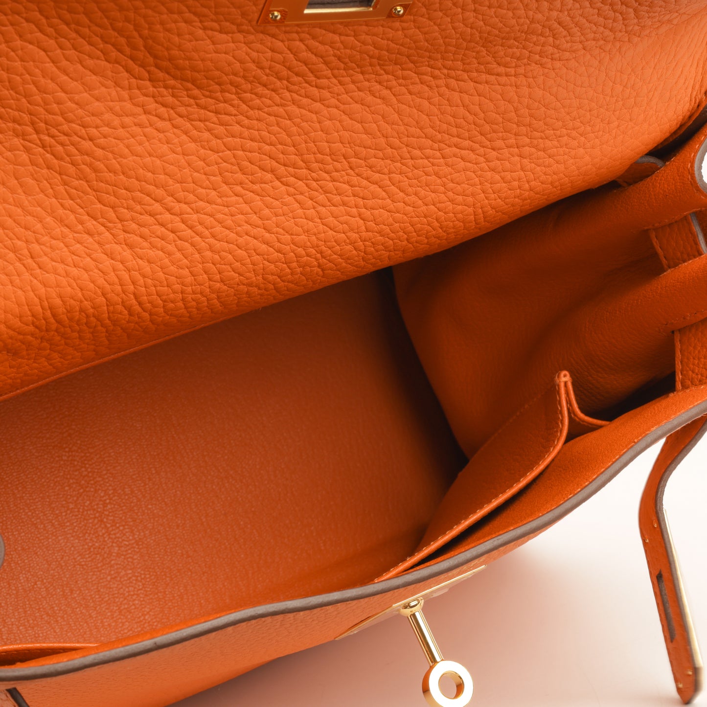 Hermès Kelly 28 - Feu Clemence | Gold Hardware