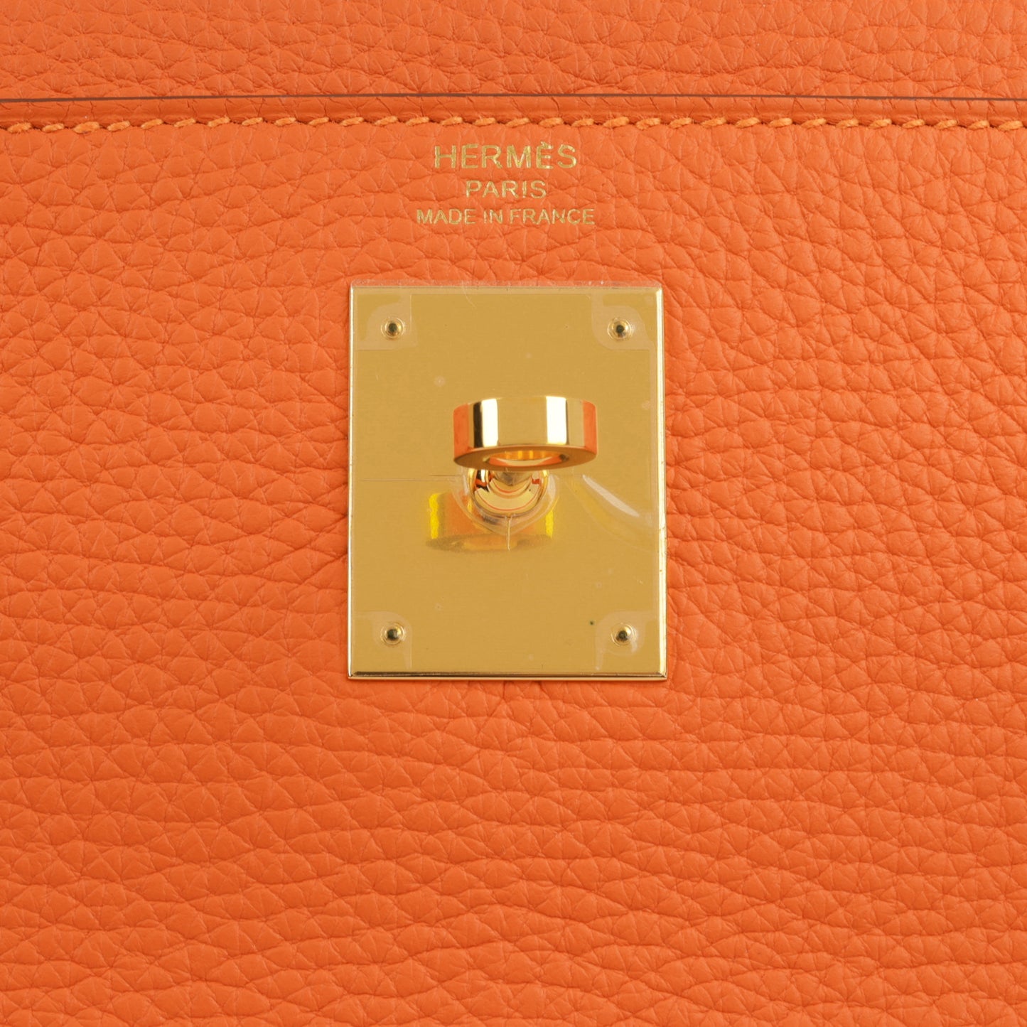 Hermès Kelly 28 - Feu Clemence | Gold Hardware