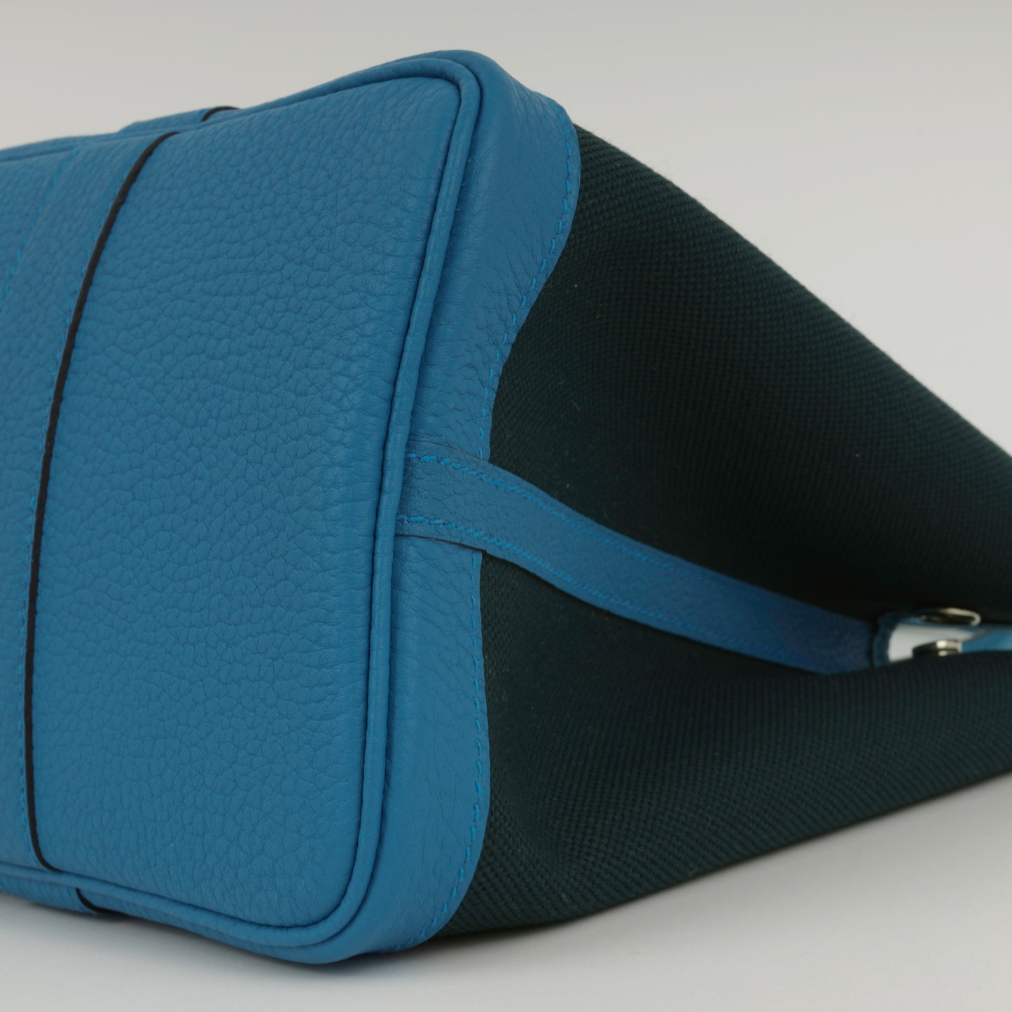 Hermès Garden Party 30 - Bleu Ocean Canvas / Bleu Zanzibar Negonda | Palladium Hardware