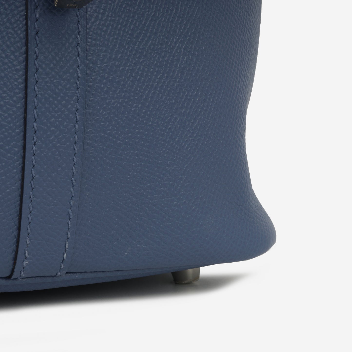 Hermès Picotin 22 Tressage De Cuir - Bleu Encre / Noir / Brique Epsom | Palladium Hardware