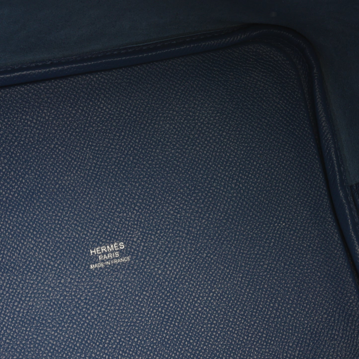 Hermès Picotin 22 Tressage De Cuir - Bleu Encre / Noir / Brique Epsom | Palladium Hardware