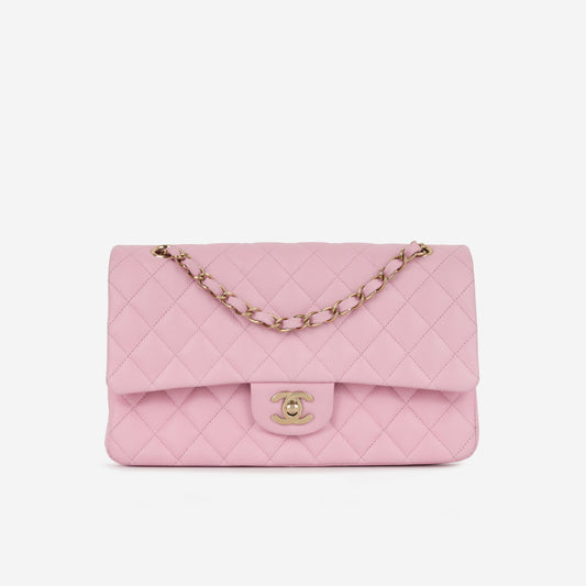 Chanel Medium Classic Flap - Pink Caviar | Champagne Gold Hardware