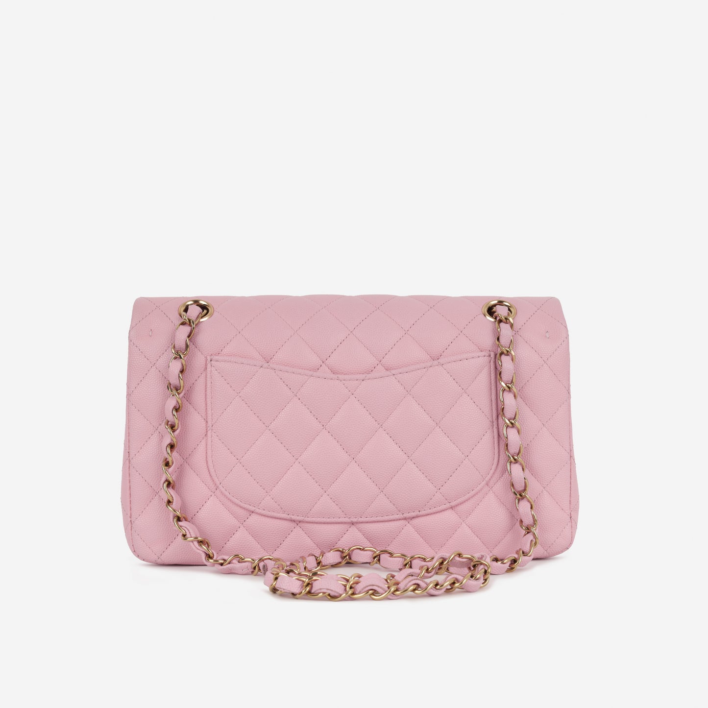 Chanel Medium Classic Flap - Pink Caviar | Champagne Gold Hardware
