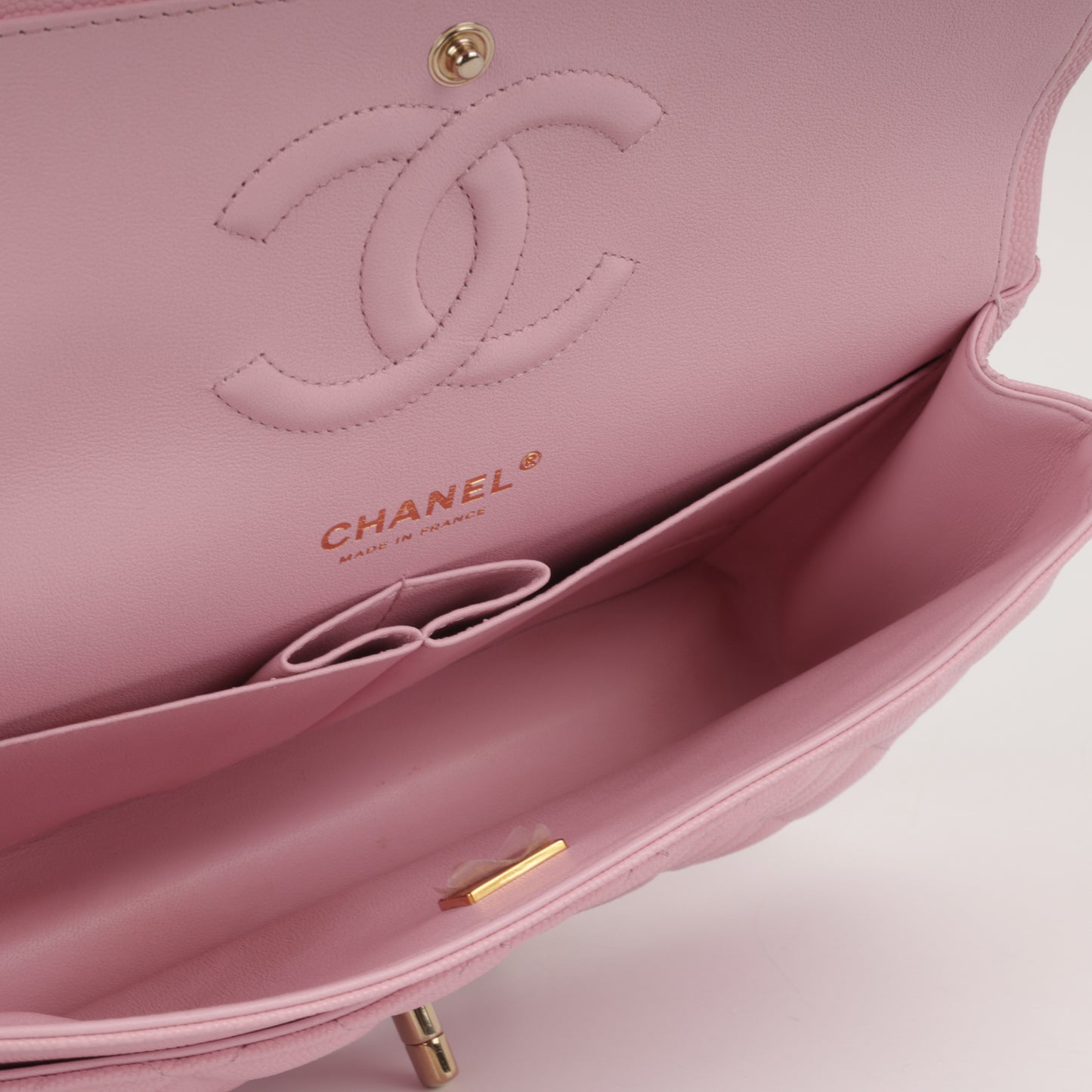 Chanel Medium Classic Flap - Pink Caviar | Champagne Gold Hardware