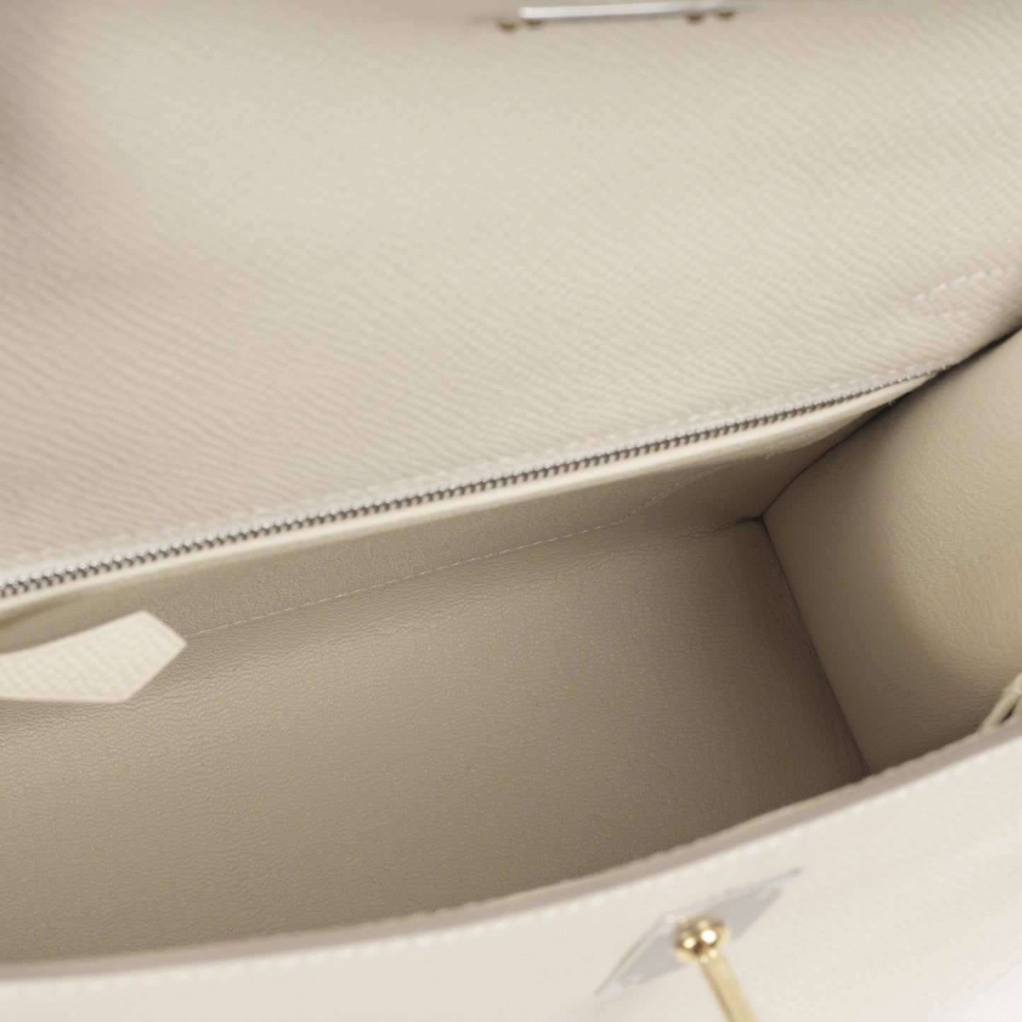 Hermès Kelly 25 - Craie Epsom | Electrum Hardware