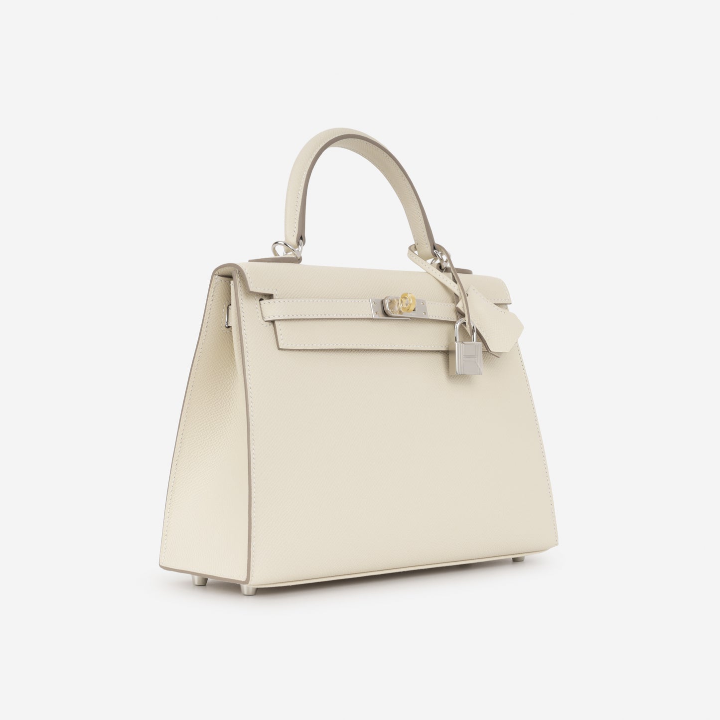Hermès Kelly 25 - Craie Epsom | Electrum Hardware