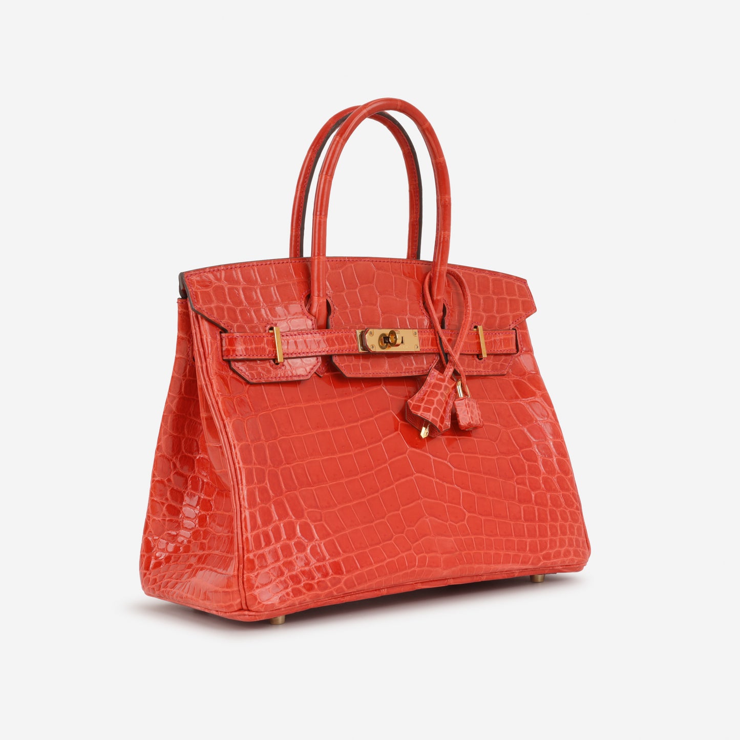 Hermès Birkin 30 - Geranium Crocodile Niloticus | Gold Hardware
