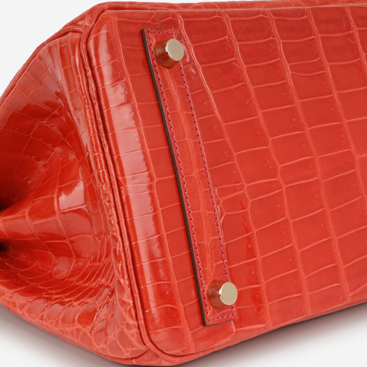 Hermès Birkin 30 - Geranium Crocodile Niloticus | Gold Hardware