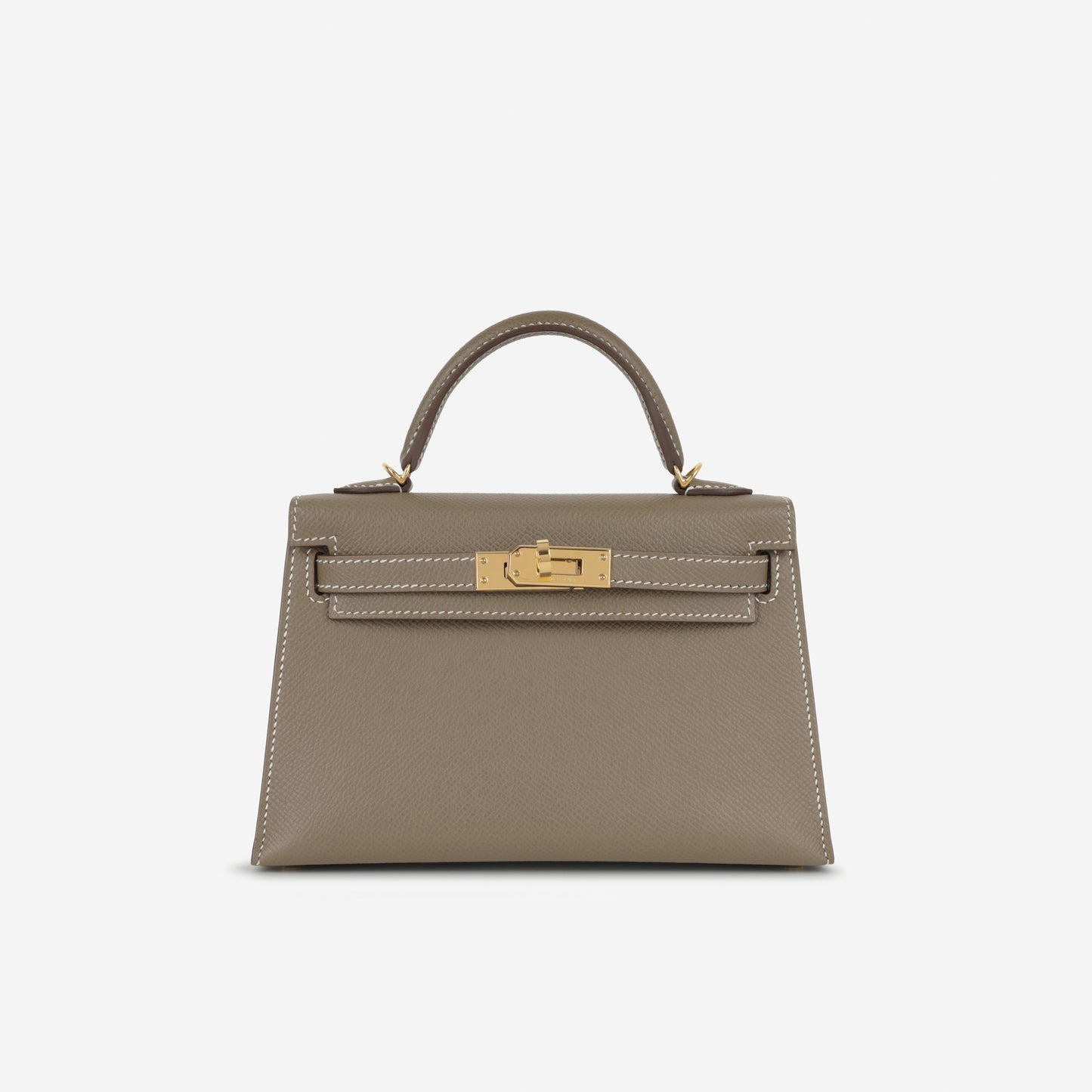 Hermès Mini Kelly - Etoupe Epsom | Gold Hardware