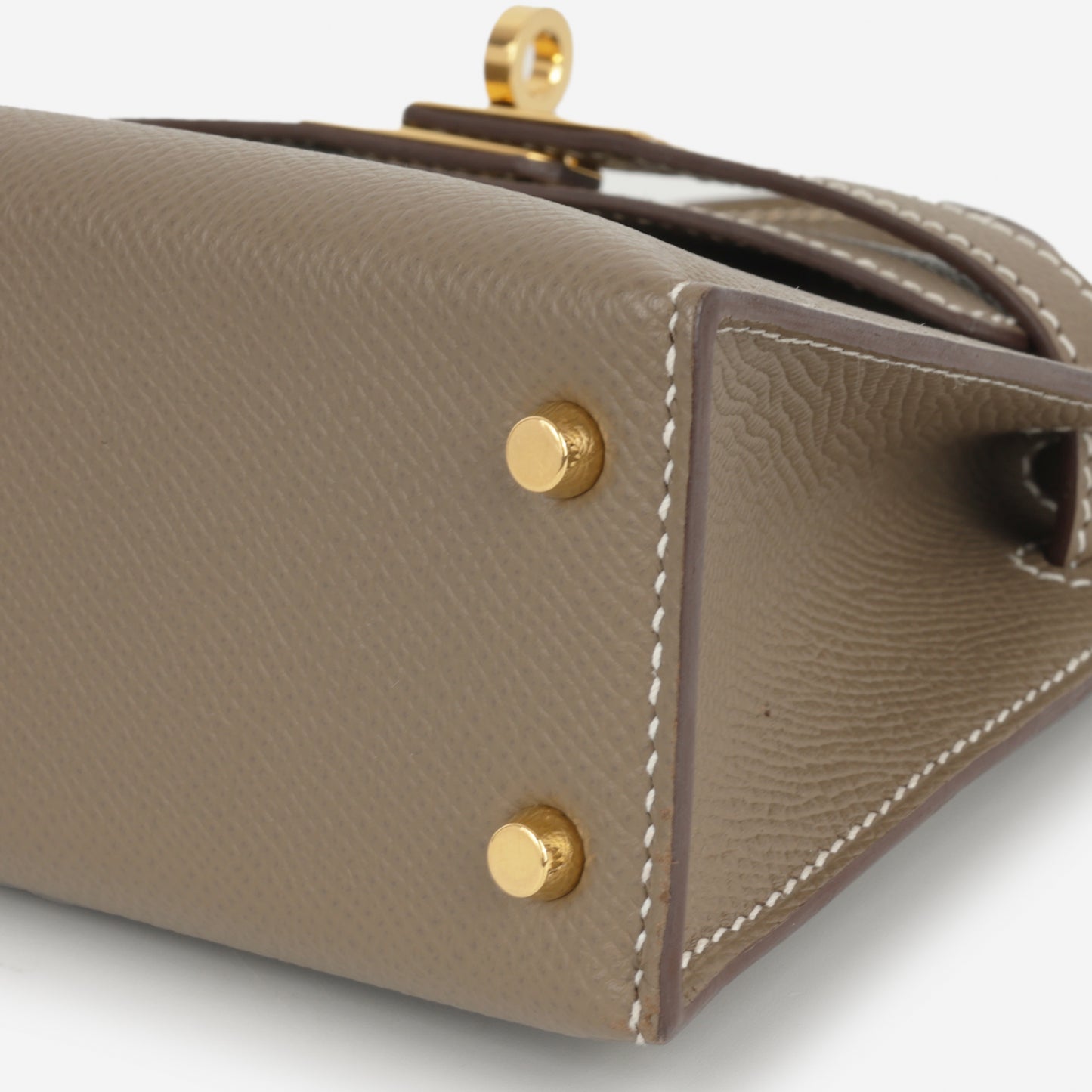 Hermès Mini Kelly - Etoupe Epsom | Gold Hardware