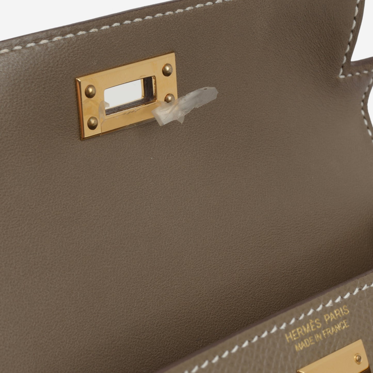 Hermès Mini Kelly - Etoupe Epsom | Gold Hardware