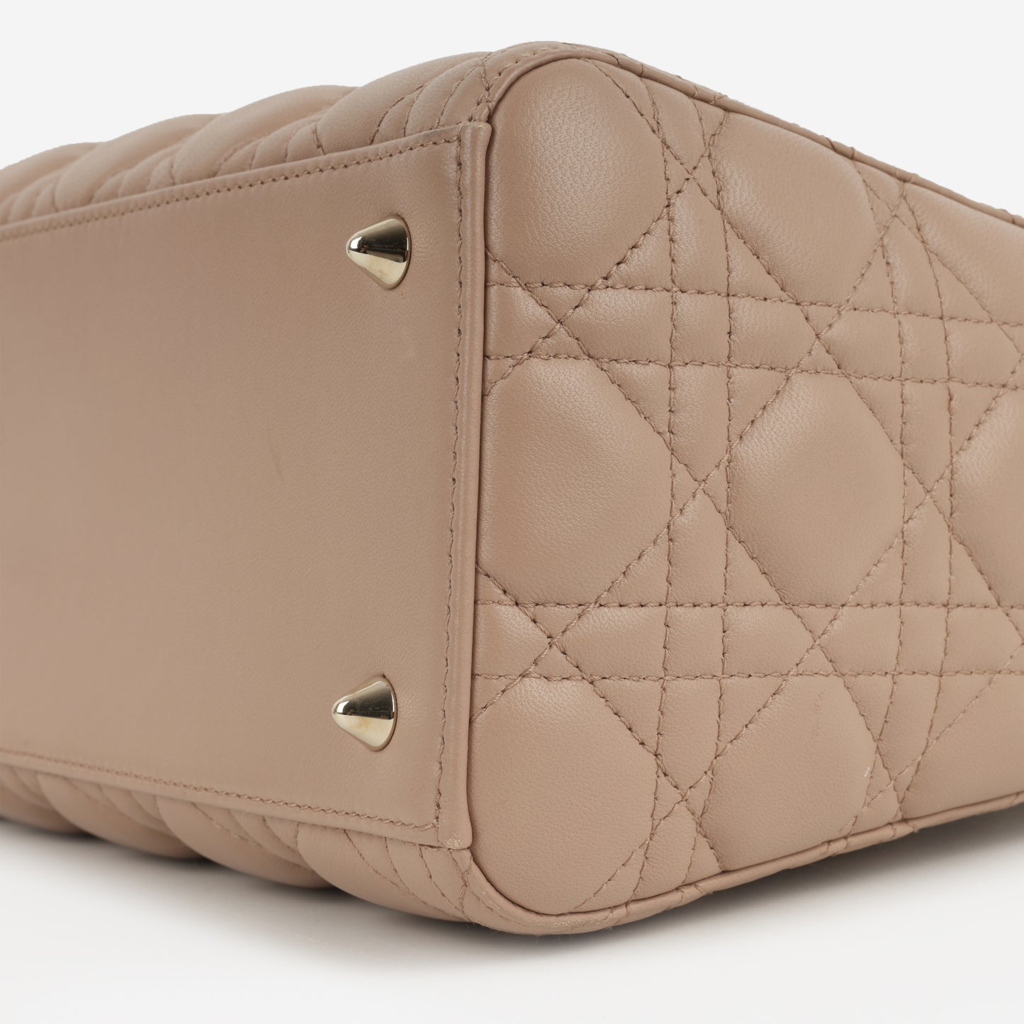 Medium Lady Dior - Blush Lambskin | Champagne Gold Hardware