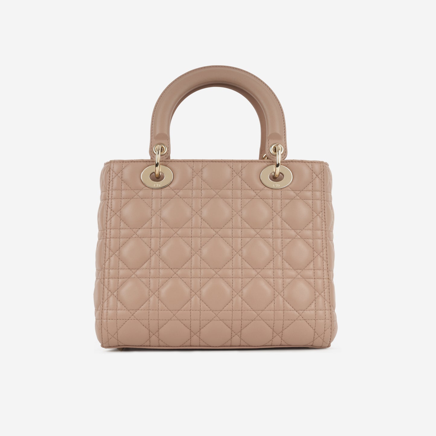 Medium Lady Dior - Blush Lambskin | Champagne Gold Hardware