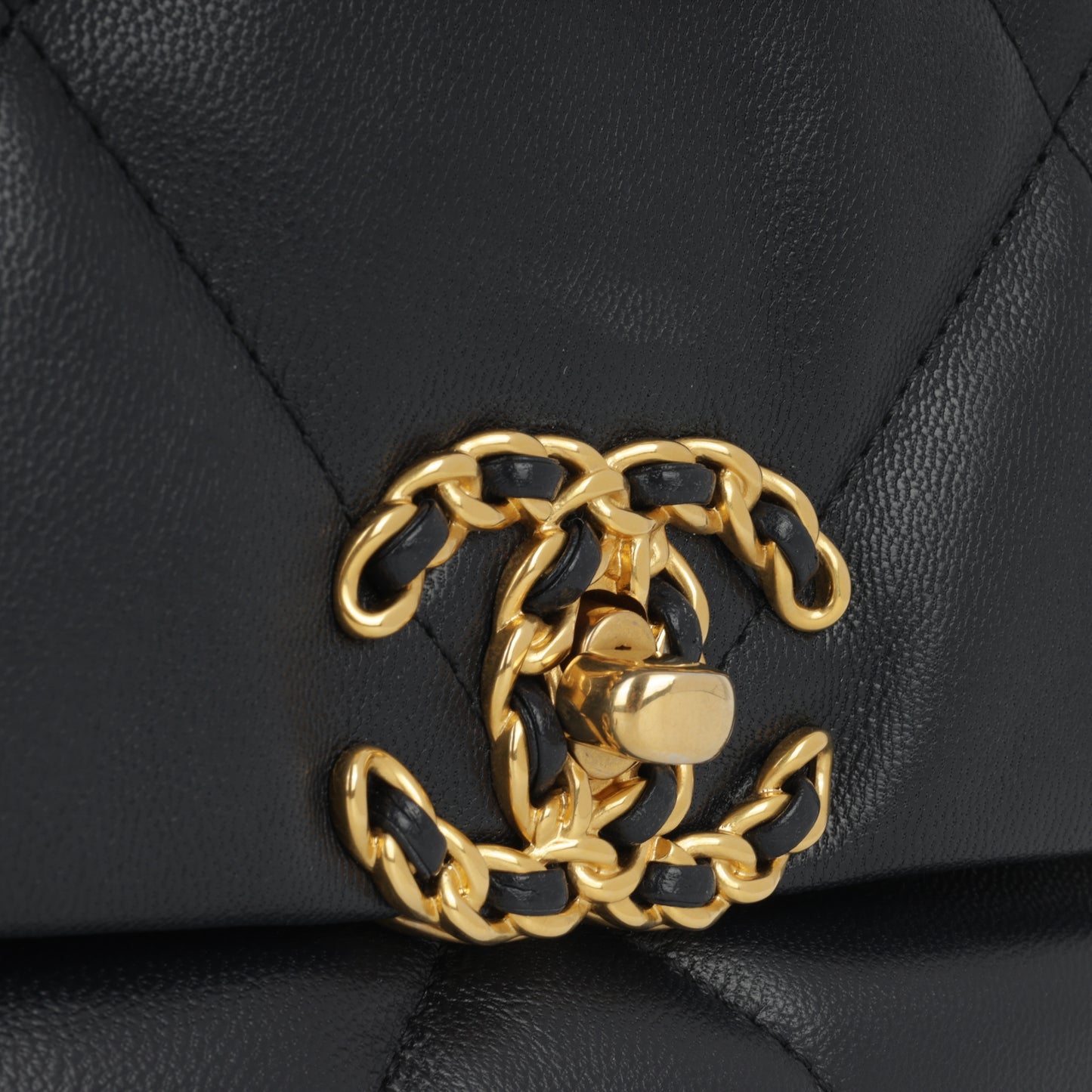 Chanel Small 19  Midnight Blue Lambskin | Gold & Silver Hardware