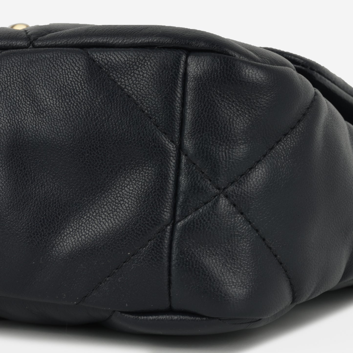 Chanel Small 19  Midnight Blue Lambskin | Gold & Silver Hardware