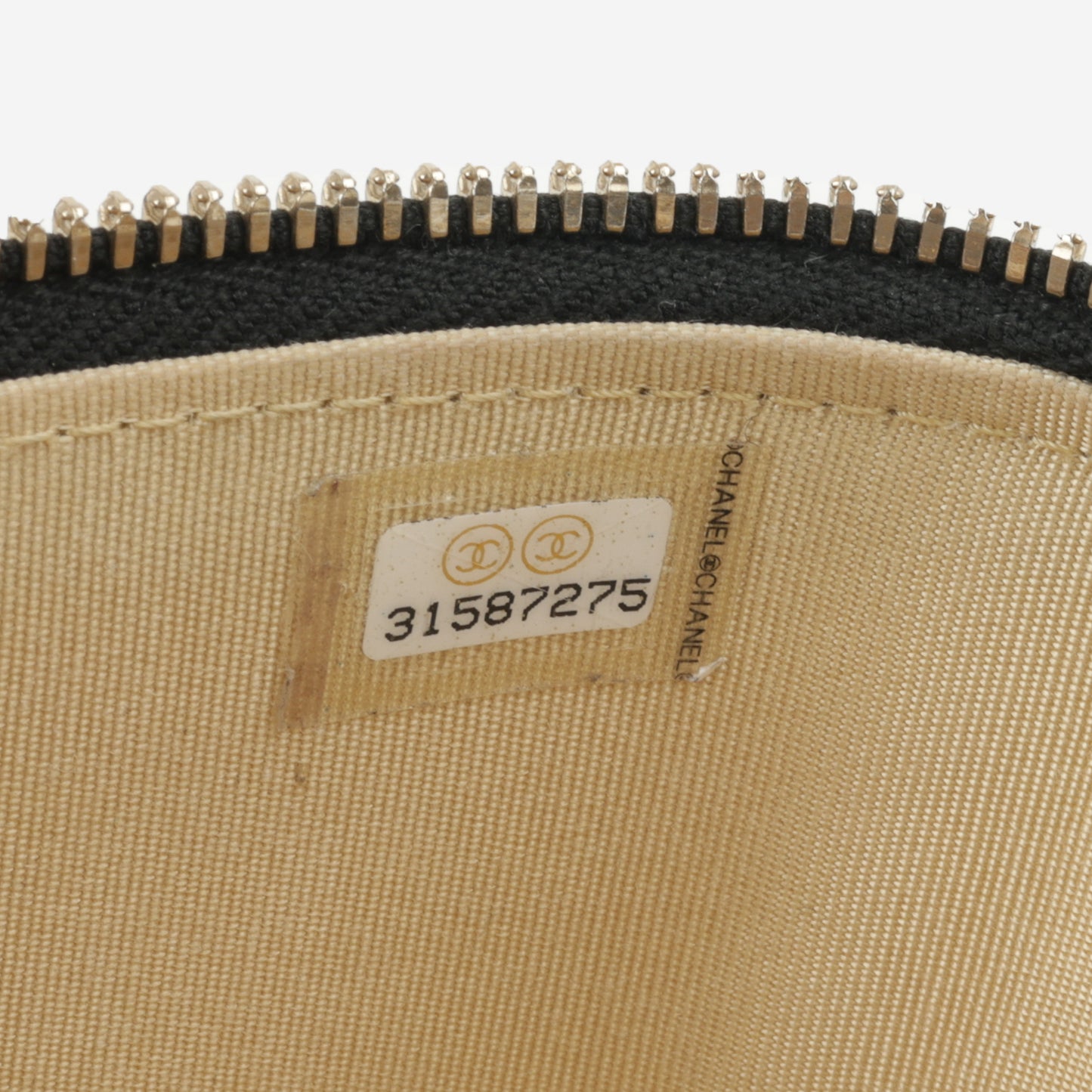 Small Vanity on Chain Pearl Crush - Black Lambskin | Antique Gold Hardware