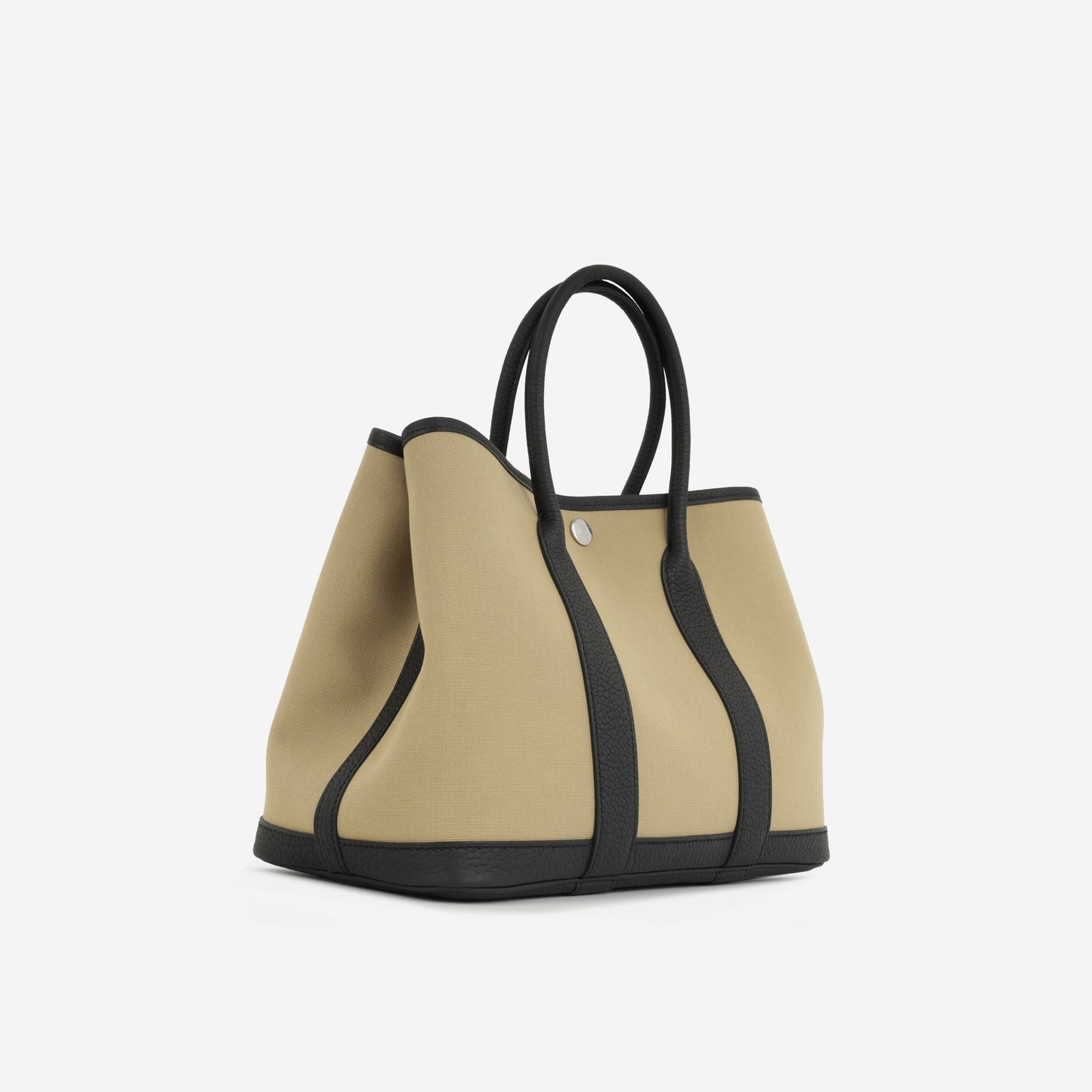 Hermès Garden Party 30 - Trench Canvas / Noir Negonda | Palladium Hardware