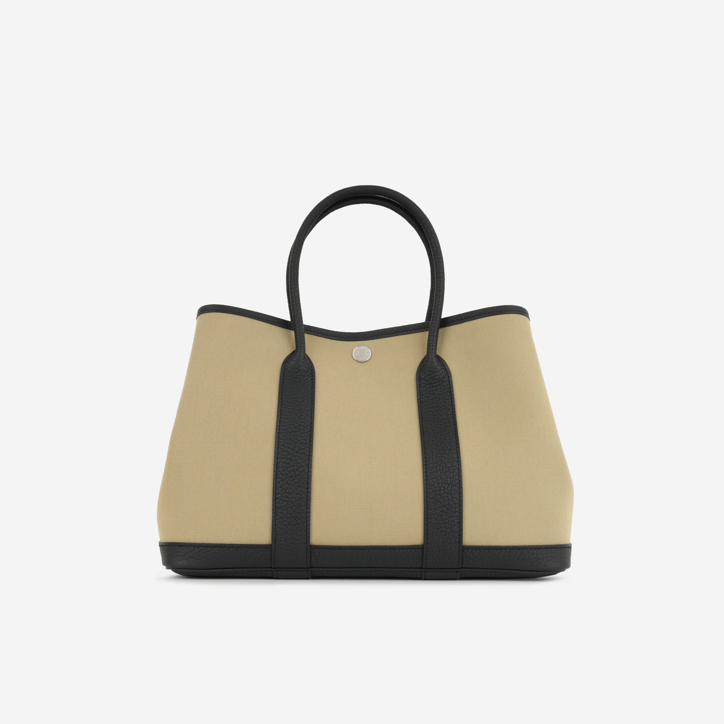 Hermès Garden Party 30 - Trench Canvas / Noir Negonda | Palladium