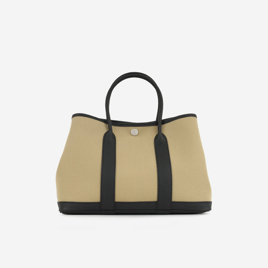 Hermès Garden Party 30 - Trench Canvas / Noir Negonda | Palladium Hardware