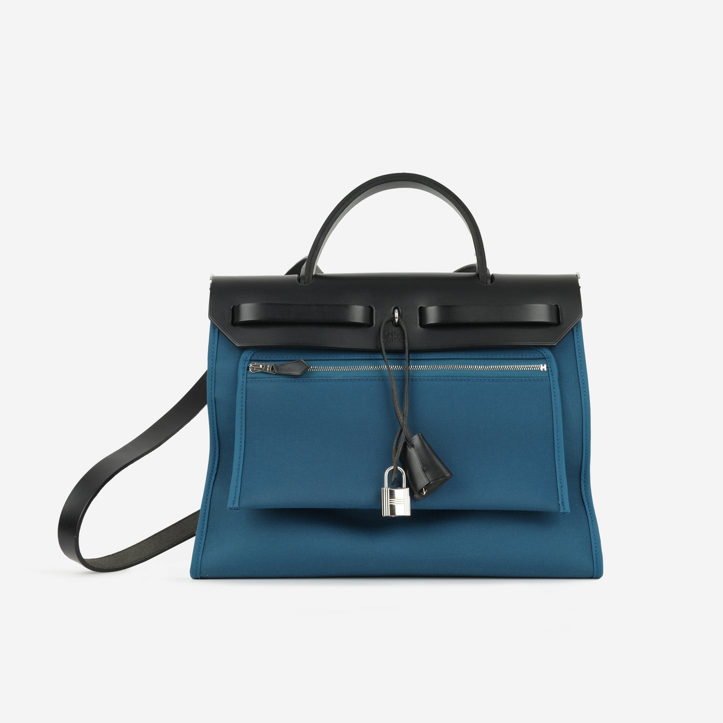 Hermès Herbag 31 - Bleu Outremer / Black Hunter | Palladium Hardware