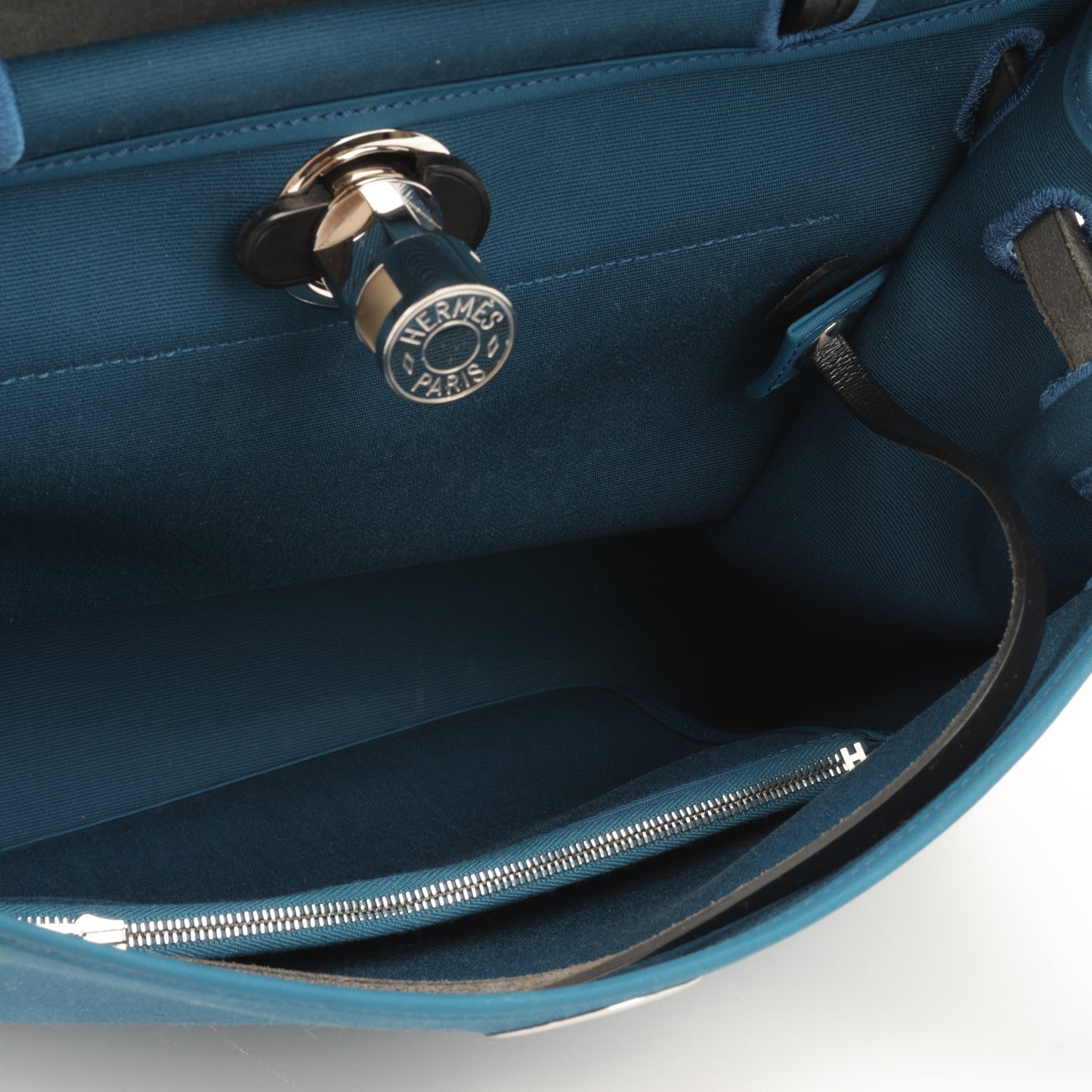 Hermès Herbag 31 - Bleu Outremer / Black Hunter | Palladium Hardware