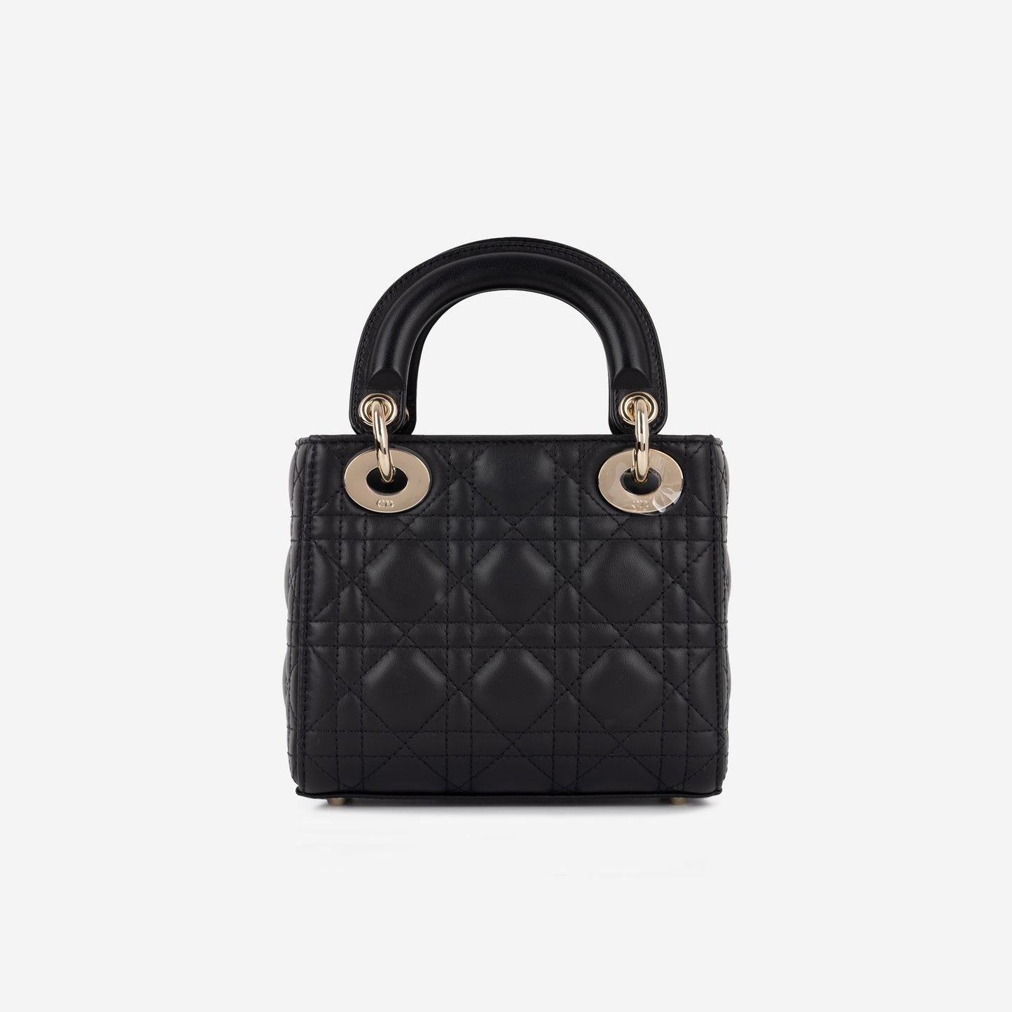 Dior Mini Lady Dior - Black Lambskin | Champagne Gold Hardware