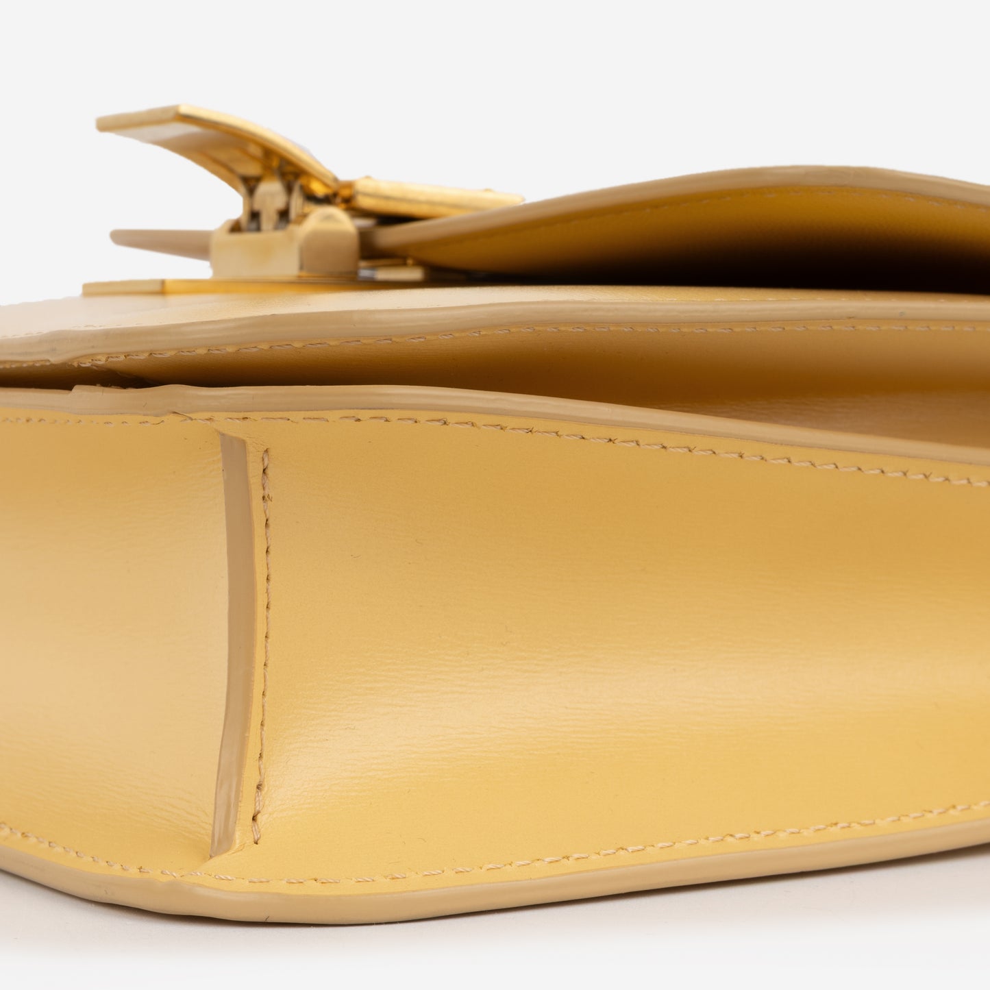 Celine Teen Classic Box Bag - Spring Yellow | Antique Gold Hardware