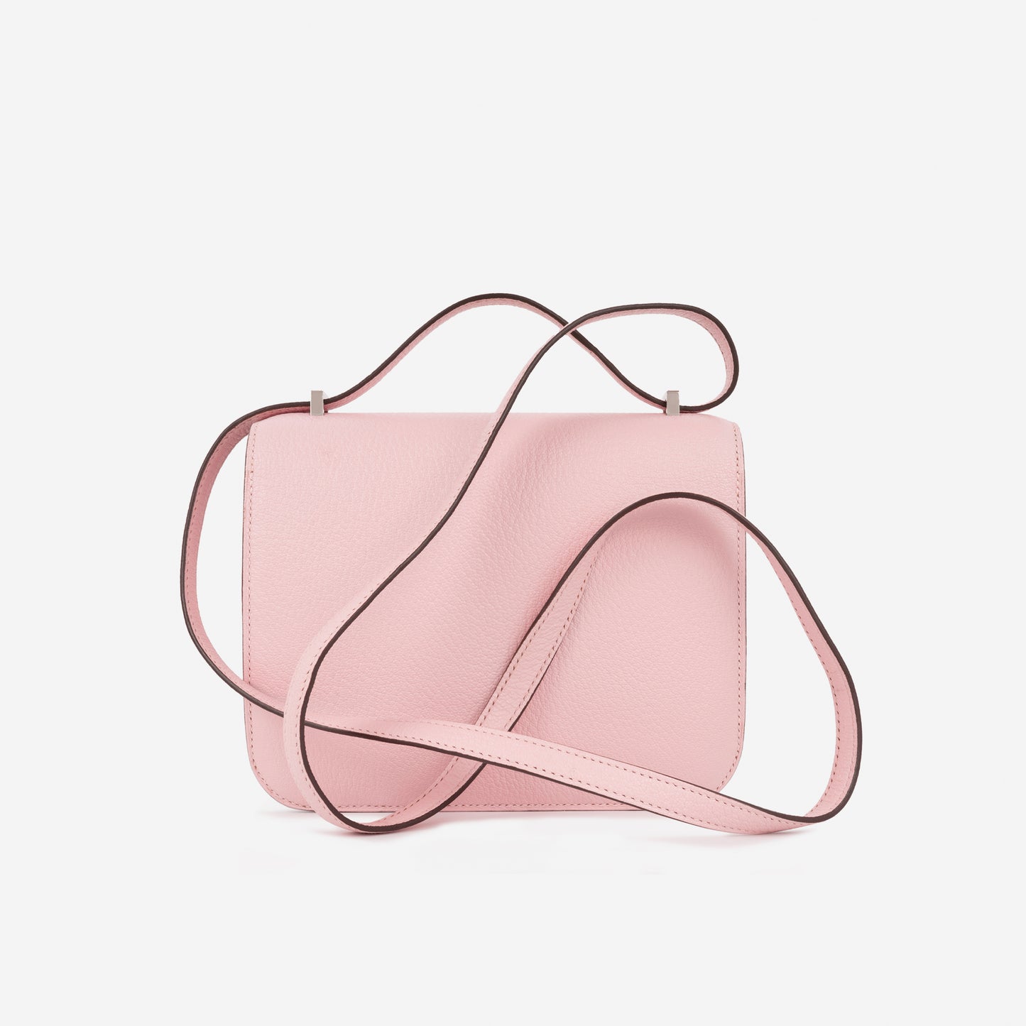 Hermès Constance 18 - Rose Sakura Chevre Mysore | Palladium Hardware