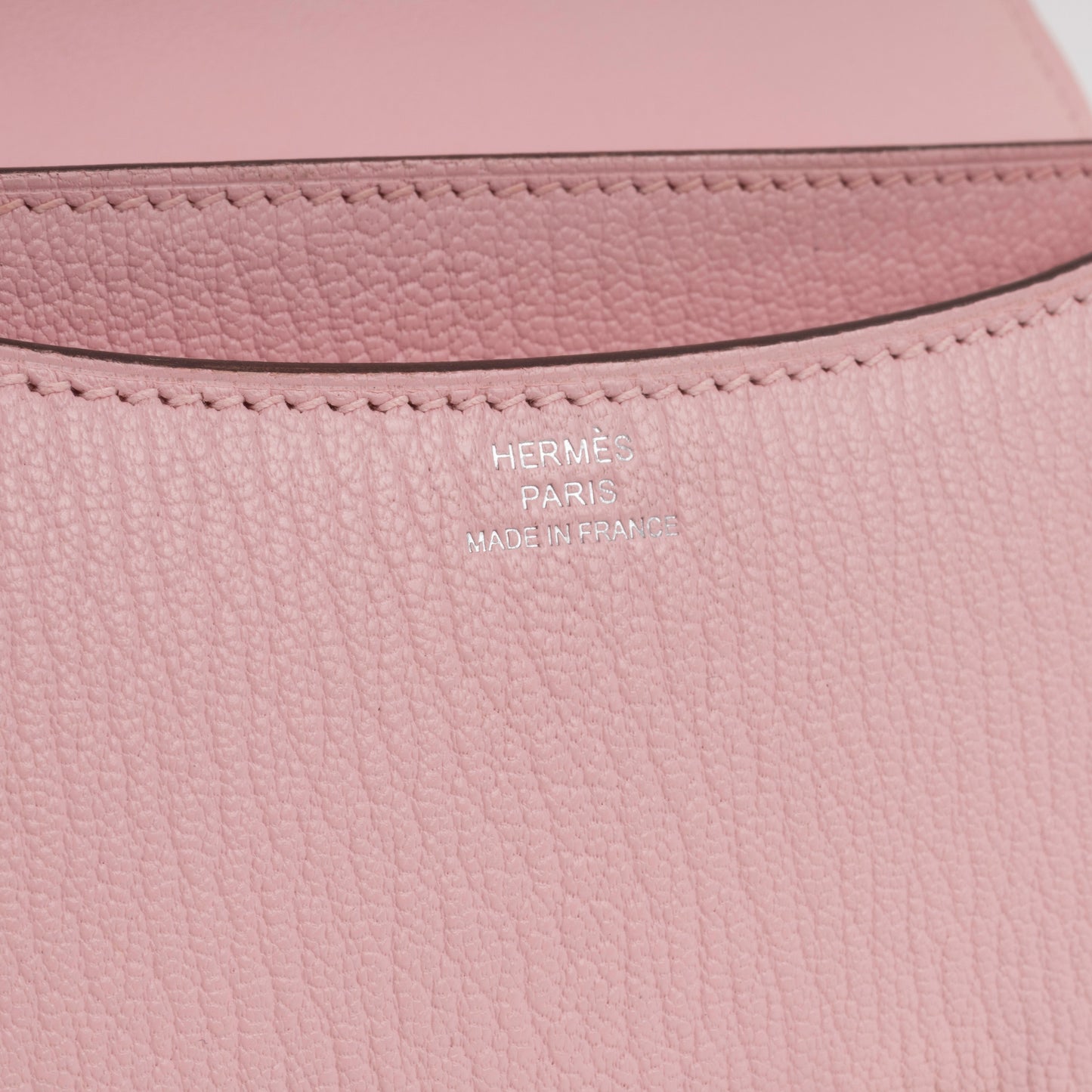 Hermès Constance 18 - Rose Sakura Chevre Mysore | Palladium Hardware