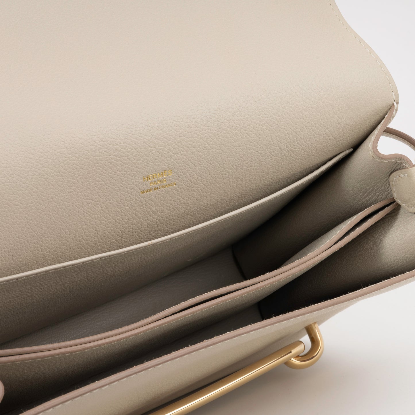 Hermès Roulis 23 - Beton Evercolor | Gold Hardware