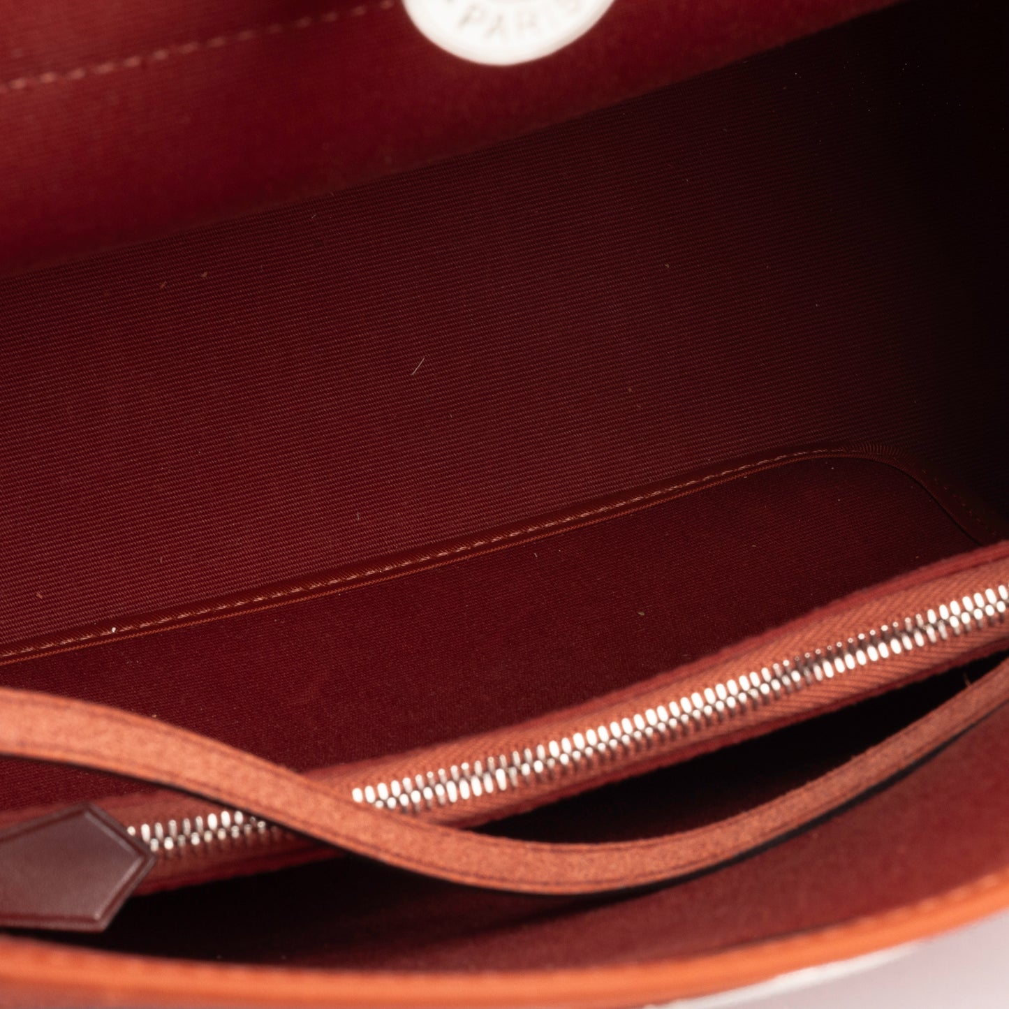 Hermès Herbag 31 - Rouge H Canvas / Hunter | Palladium Hardware