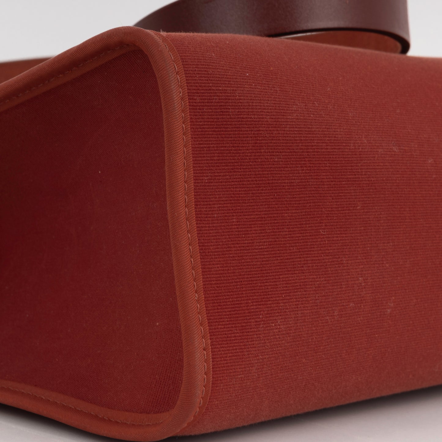 Hermès Herbag 31 - Rouge H Canvas / Hunter | Palladium Hardware