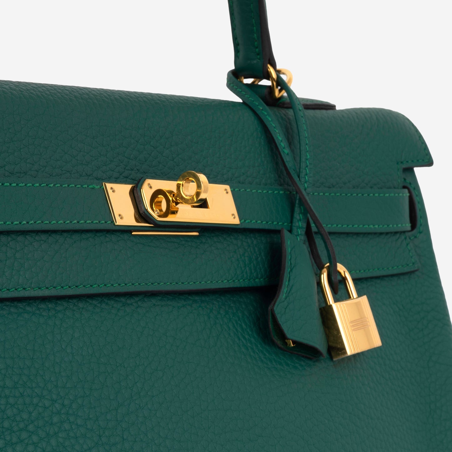Hermès Kelly 35 - Malachite Clemence | Gold Hardware