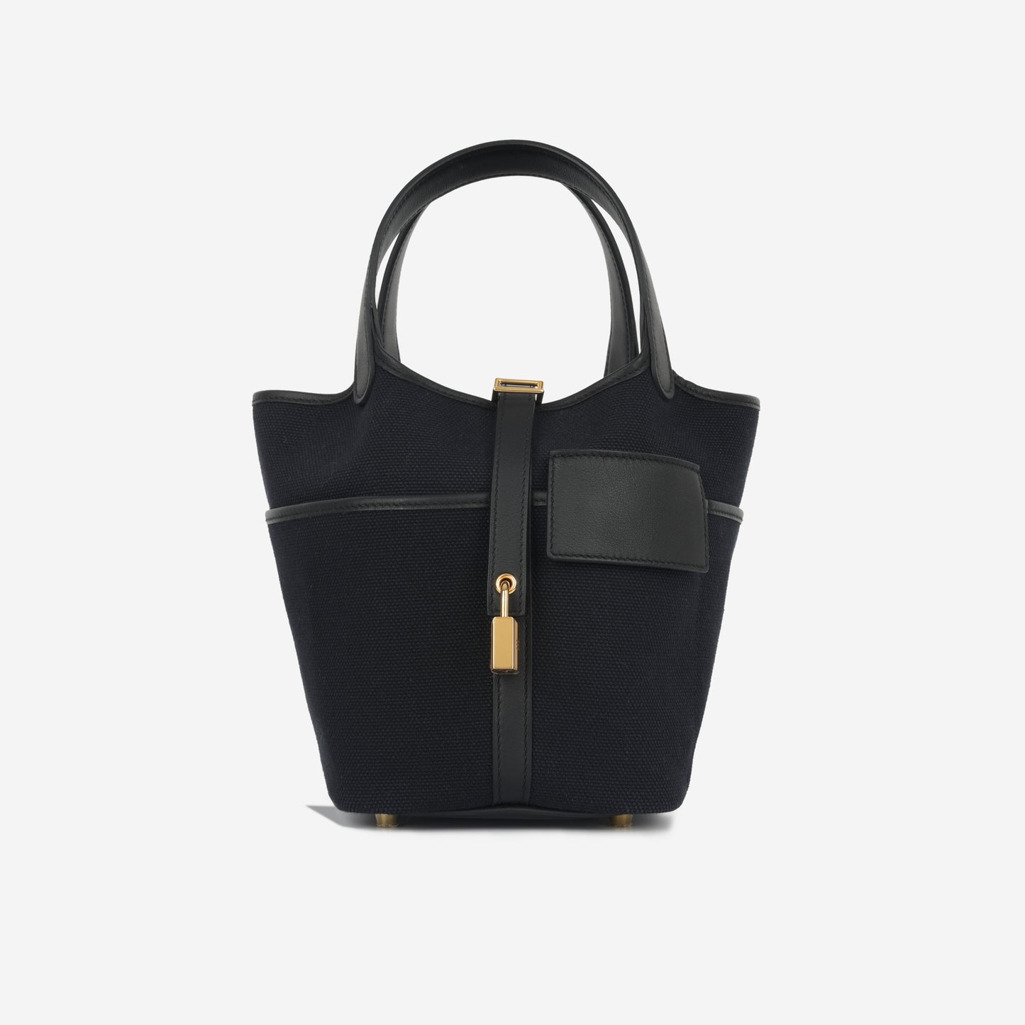 Hermès Picotin 18 Cargo - Noir Canvas / Swift | Gold Hardware