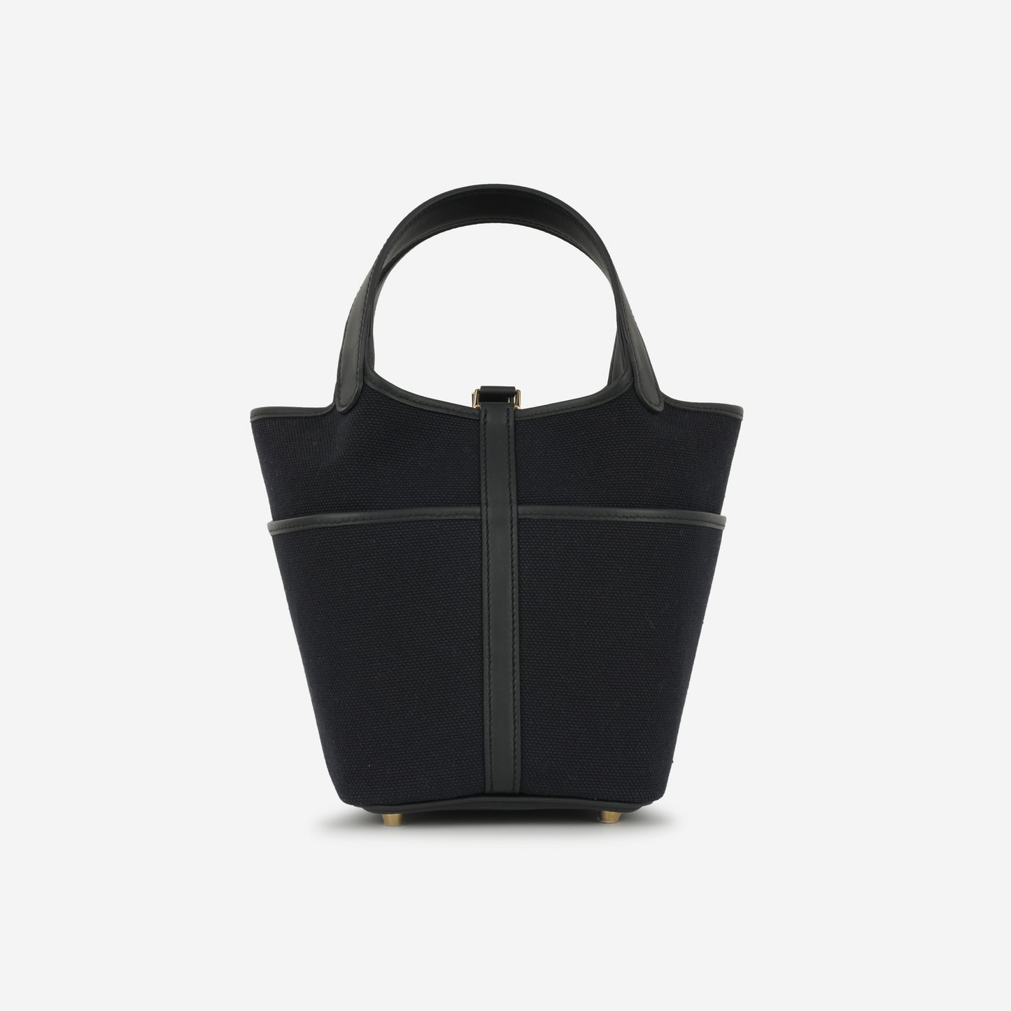 Hermès Picotin 18 Cargo - Noir Canvas / Swift | Gold Hardware