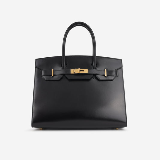 Hermès Birkin 30 Sellier - Black Box Calf | Gold Hardware
