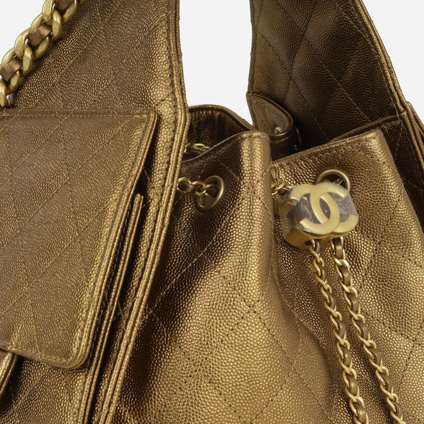 Chanel Small 25 Hobo - Bronze Caviar | Antique Gold Hardware